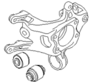Axle Carrier Rear Left - 527103S111